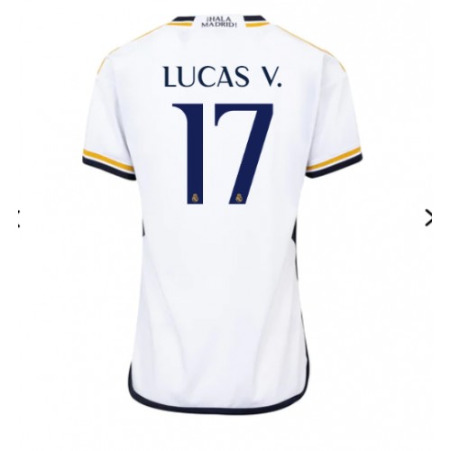 Echipament fotbal Real Madrid Lucas Vazquez #17 Tricou Acasa 2023-24 pentru femei maneca scurta